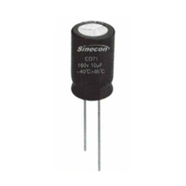 CD71 Bipolar-impedance พิเศษอลูมิเนียมตัวเก็บประจุอิเล็กโทรไลติกแบบเรเดียล