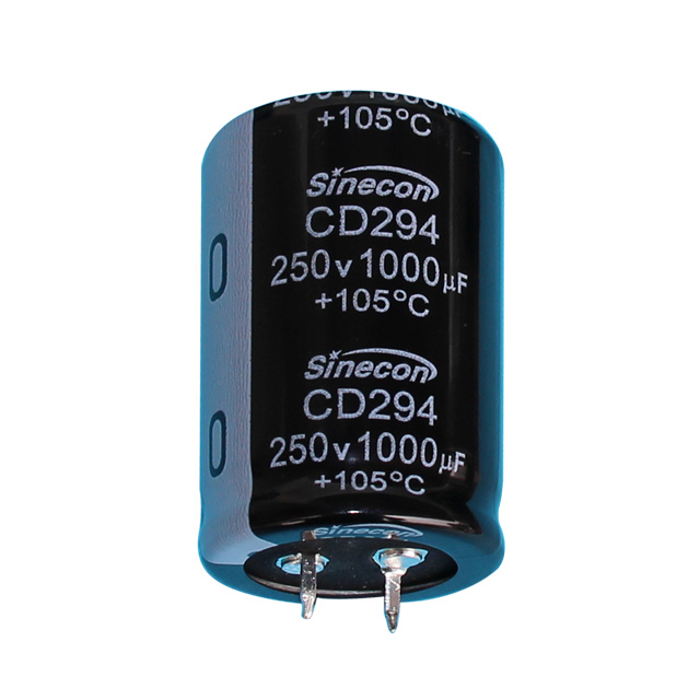 CD294 ตัวเก็บประจุอลูมิเนียมอิเล็กโทรไลต์ขนาดเล็กรั่ว CD294 ตัวเก็บประจุอลูมิเนียมอิเล็กโทรไลต์ขนาดเล็กรั่ว